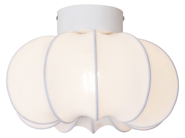 Lampa sufitowa Japandi biała 27 cm - Plu Asyesha
