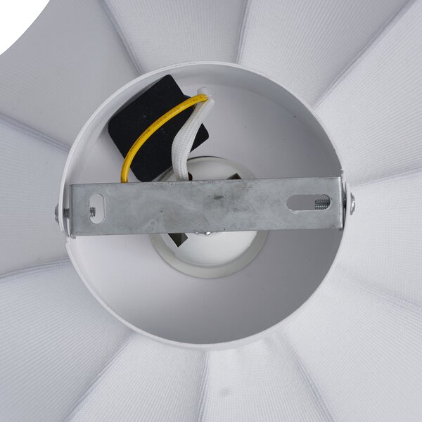 Lampa sufitowa Japandi biała 27 cm - Plu Asyesha