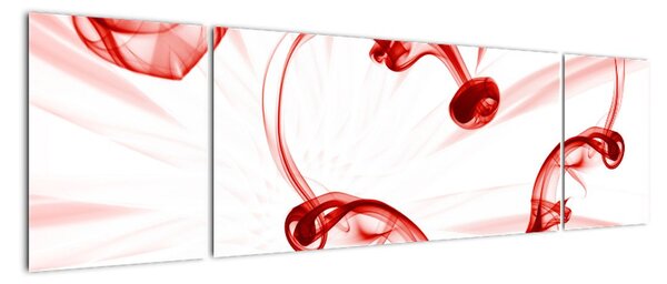 Obraz serce z dymu (170x50 cm)
