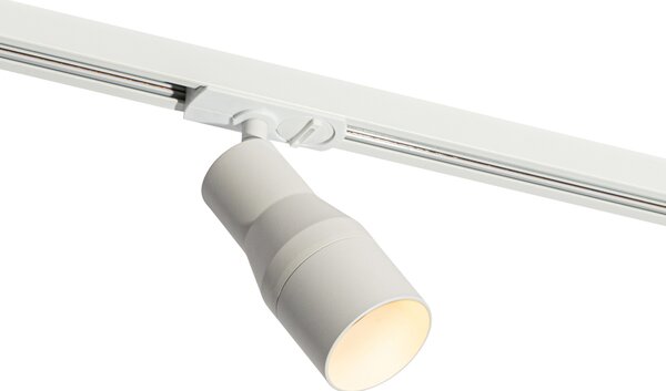 Nowoczesny system szynowy z 5 reflektorami biały 1-fazowy - Iconic Kohua