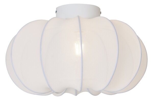 Lampa sufitowa Japandi biała 37 cm - Plu Asyesha