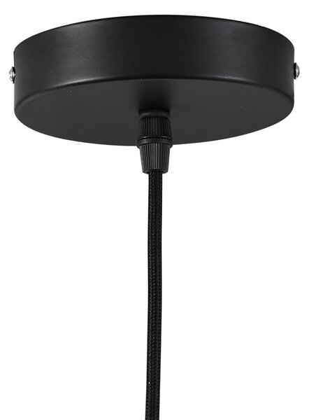 Skandynawska lampa wisząca brązowa 45 cm - Lina Natural