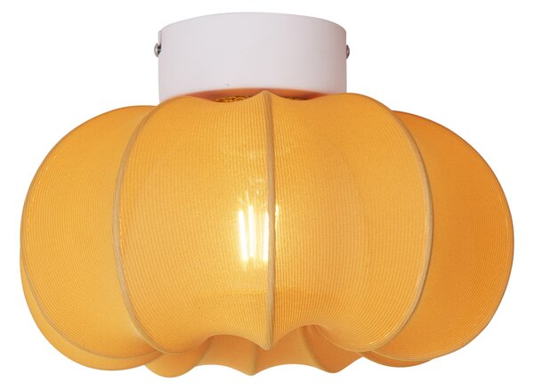 Lampa sufitowa Japandi złota 27 cm - Plu Asyesha