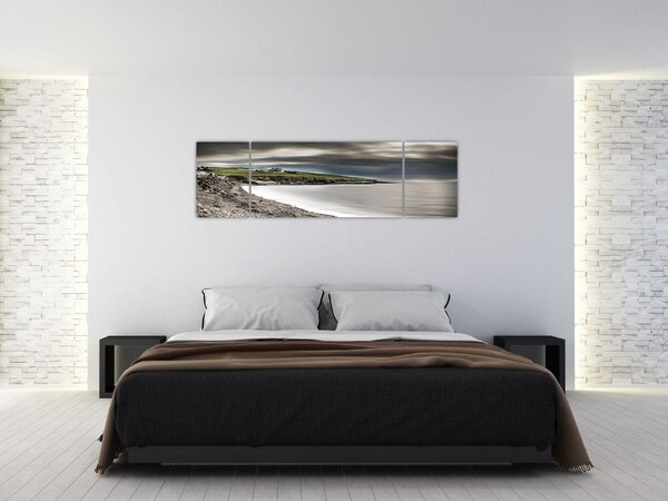 Obraz jeziora o zmierzchu (170x50 cm)