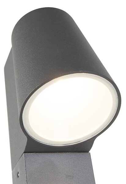 Nowoczesna stojąca lampa zewnętrzna antracytowa z diodami LED - Uma