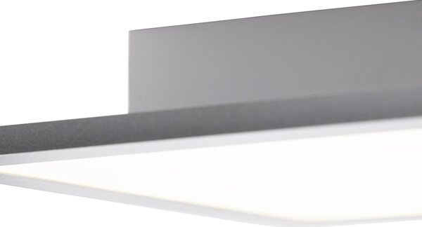 Stalowa lampa sufitowa 120cm z wbudowanym LED i pilotem - Liv