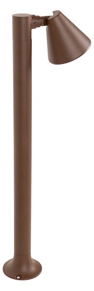 Nowoczesny klosz ogrodowy brązowo-rdzawy 60 cm IP44 regulowany - Ciara