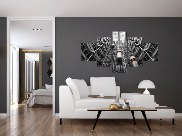 Obraz wind w budynku (125x70 cm)