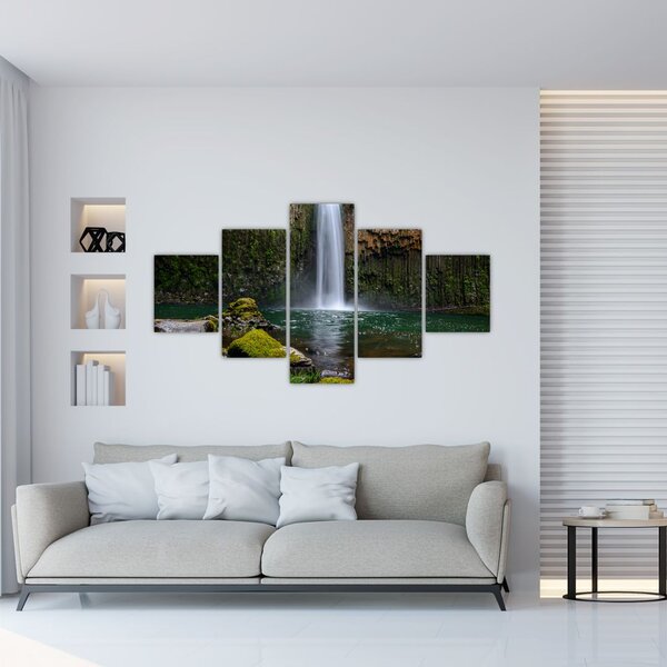 Obraz wodospadów (125x70 cm)