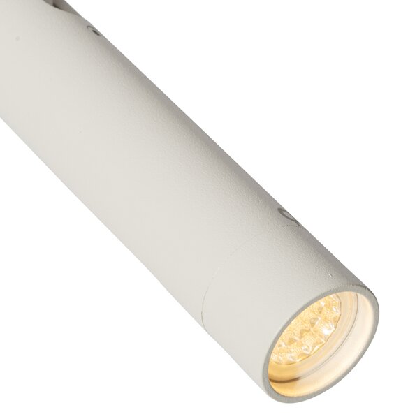 Nowoczesny system oświetlenia szynowego Slimline Uzzy z 10 białymi reflektorami jednofazowymi