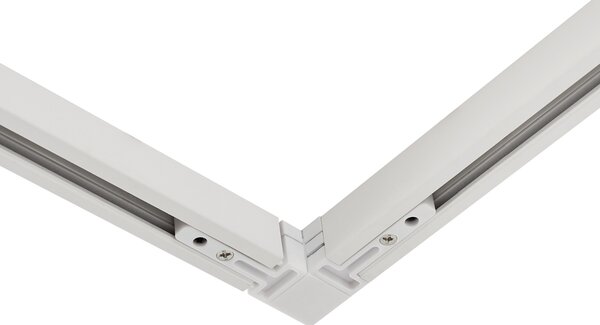Nowoczesny system oświetlenia szynowego Slimline Uzzy z 6 białymi reflektorami jednofazowymi