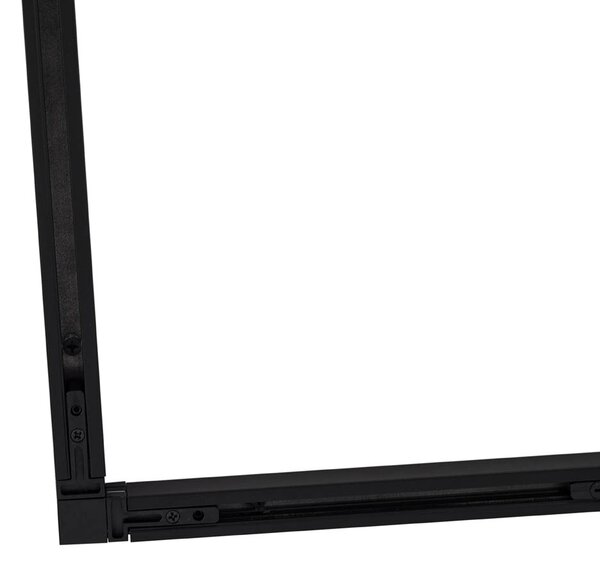 Nowoczesny system oświetlenia szynowego Slimline Uzzy z 6 reflektorami w kolorze beżowym i czarnym - 1-fazowy