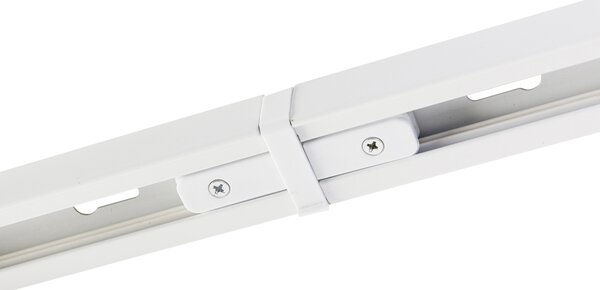 Nowoczesny system oświetlenia szynowego z 6 białymi reflektorami jednofazowymi 200 cm - Iconic Jeana