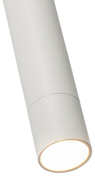 Nowoczesny system oświetlenia szynowego z 5 lampami wiszącymi biały 1-fazowy - Iconic Frini