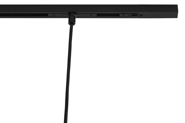 Nowoczesny system oświetleniowy szynowy z 3 lampami wiszącymi w kolorze brązowym, jednofazowy - Slimline Keno