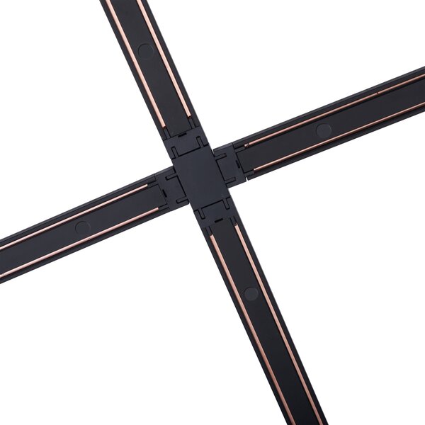 Nowoczesny system oświetlenia szynowego, czarny, jednofazowy, 400 cm - Magnetic