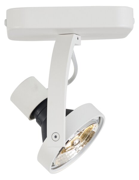 Designerski reflektor sufitowy biały GU10 70 mm obrotowy i uchylny - Vo