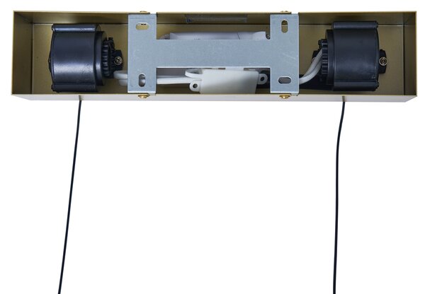 Nowoczesna lampa wisząca mosiężna z diodą LED z 3-stopniową regulacją ściemniania Easylift - Straight