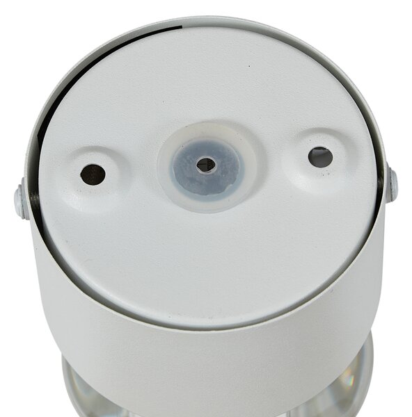 Designerski kinkiet biały z LED IP44 - Lens