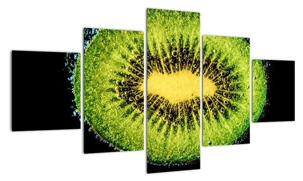 Obraz - szczegół kiwi w wodzie (125x70 cm)