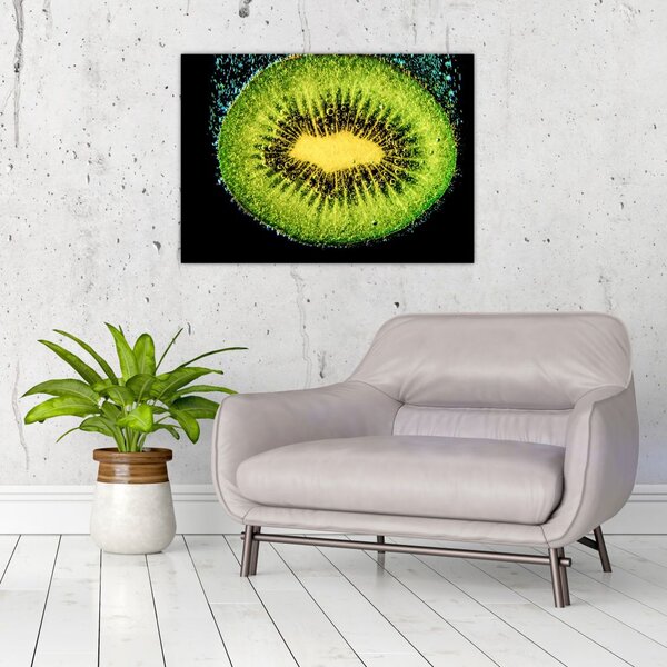 Obraz - szczegół kiwi w wodzie (70x50 cm)