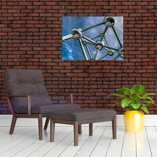 Obraz - Atomium w Brukseli (70x50 cm)