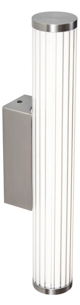 Lampa ścienna w stylu retro Gunmetal 40,4 cm z LED IP44 - Coco