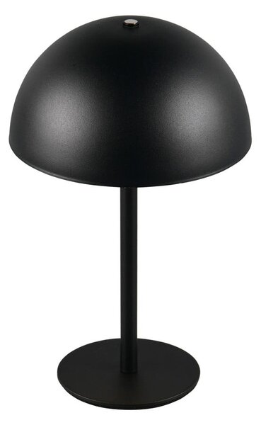 Lampa stołowa LED w kolorze matowej czerni z metalowym kloszem (wysokość 21 cm) Munoz – Reality