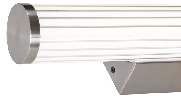 Lampa ścienna w stylu retro Gunmetal 40,4 cm z LED IP44 - Coco