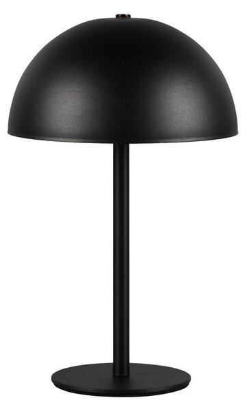 Lampa stołowa LED w kolorze matowej czerni z metalowym kloszem (wysokość 21 cm) Munoz – Reality