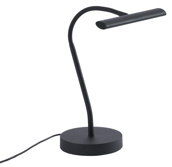 Lampa stołowa Art Deco czarna z LED - Tableau