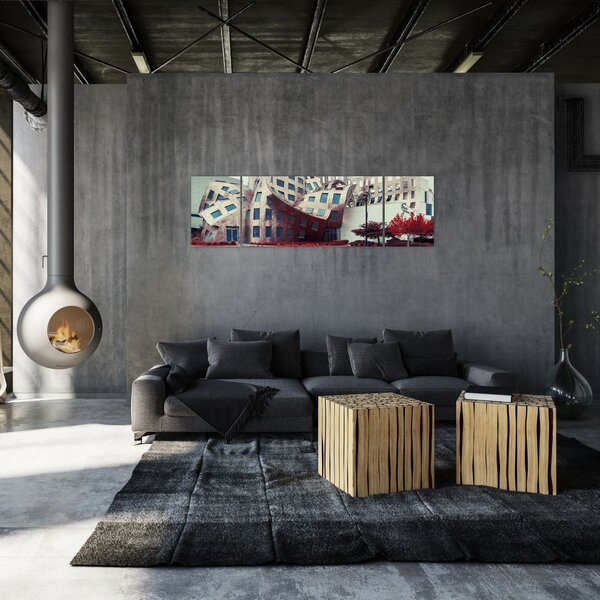 Obraz - budynek architektoniczny (170x50 cm)