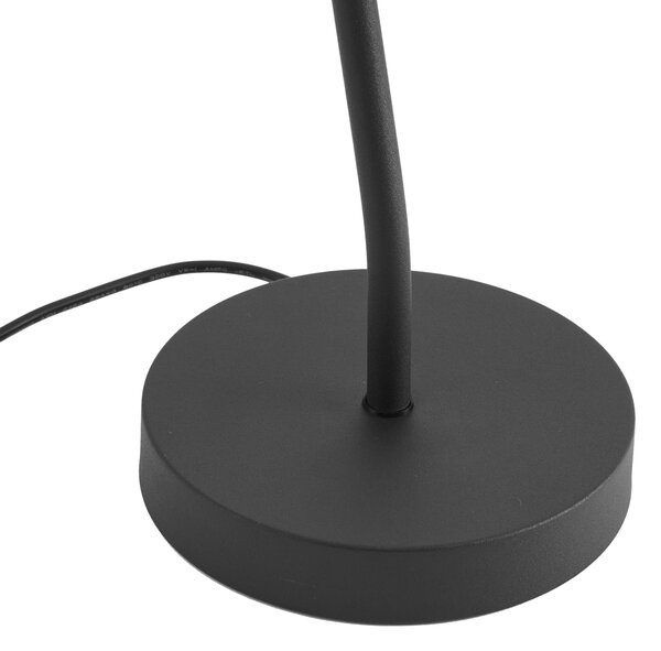 Lampa stołowa Art Deco czarna z LED - Tableau