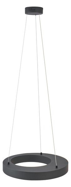 Nowoczesna lampa wisząca czarna 50 cm z wbudowaną diodą LED z 3-stopniową regulacją ściemniania - Organici