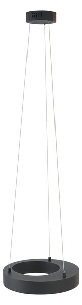Nowoczesna lampa wisząca czarna 35 cm z 3-stopniowym ściemnianiem - Organici