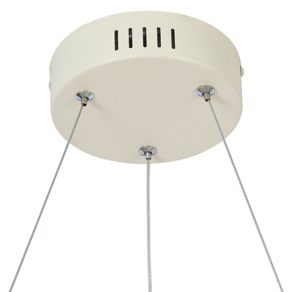 Skandynawska lampa wisząca beżowa 72 cm z LED z 3-stopniową regulacją ściemniania - Circuit