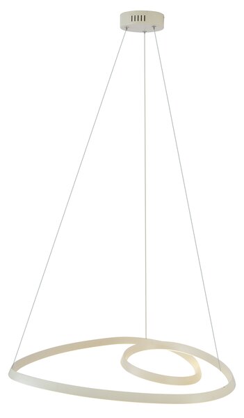 Skandynawska lampa wisząca beżowa 72 cm z LED z 3-stopniową regulacją ściemniania - Circuit