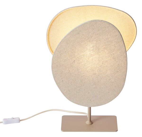 Lampa stołowa Japandi beżowa - Organica