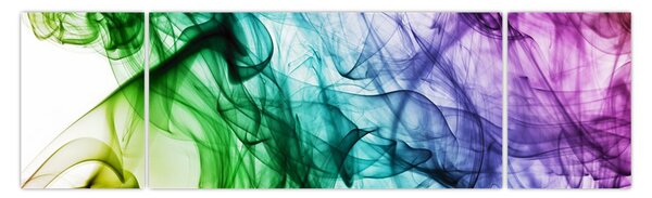 Obraz - kolorowy dym (170x50 cm)