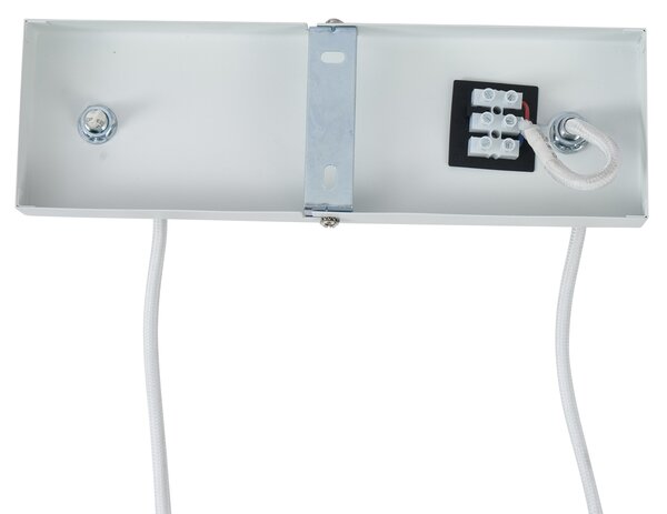 Nowoczesna lampa wisząca z nadrukiem drewna z białymi 6-punktowymi światłami - Jeana Straight