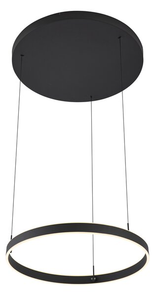 Designerska lampa wisząca czarna z 3-stopniową regulacją ściemniania - Titmus