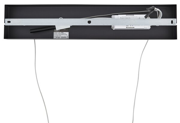 Designerska lampa wisząca X czarna ze złotem z LED z 3-stopniową regulacją - Joy