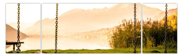 Obraz huśtawki w przyrodzie (170x50 cm)