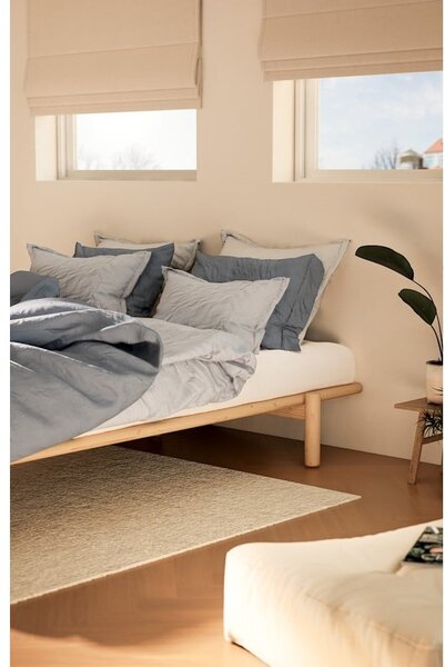 Łóżko dwuosobowe z drewna sosnowego ze stelażem 140x200 cm Pace – Karup Design