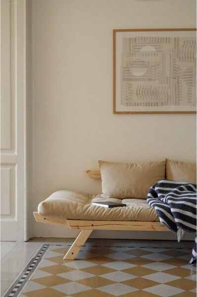 Sofa rozkładana Karup Design Bebop Natural Clear/Linen Beige