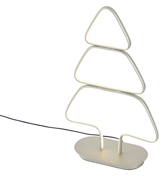 Świąteczna lampa stołowa Stalowa choinka z LED - Arbre
