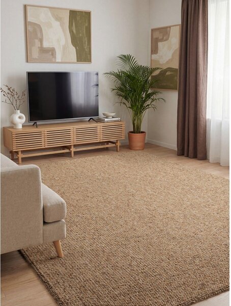 Jasnobrązowy dywan odpowiedni do prania 160x230 cm Rocco Caramel – Elle Decoration