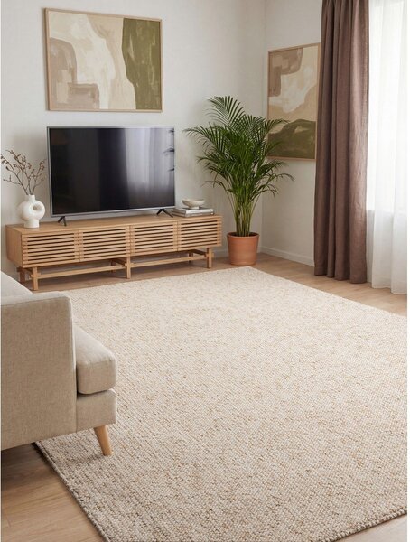 Kremowy dywan odpowiedni do prania 160x230 cm Rocco Cream – Elle Decoration