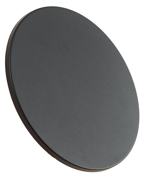 Zewnętrzna lampa ścienna czarna z LED IP54 - Soleil