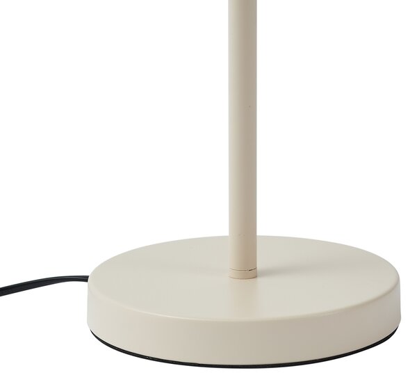 Lampa stołowa w stylu retro beżowa stalowa 45 cm - Pauly